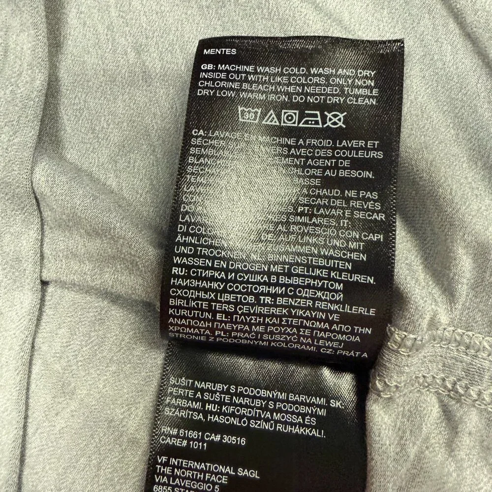 The North Face Wander Slitback Tee Women’s Medium Gray Keyhole EUC - Picture 7 of 13